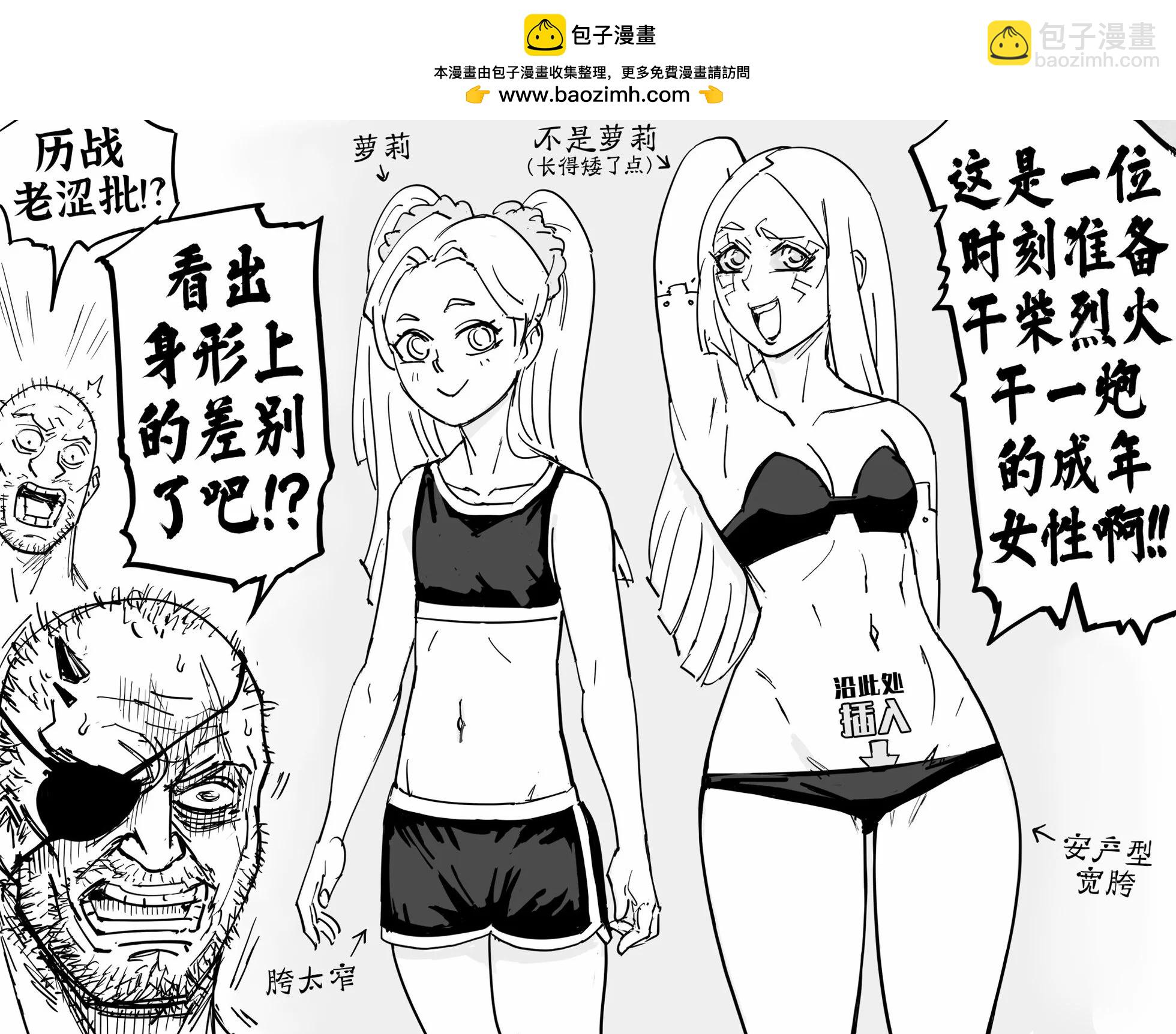 Baalbuddy漫畫小短篇 - 【小女孩】和【嬌小型女人】之間的區別 - 1