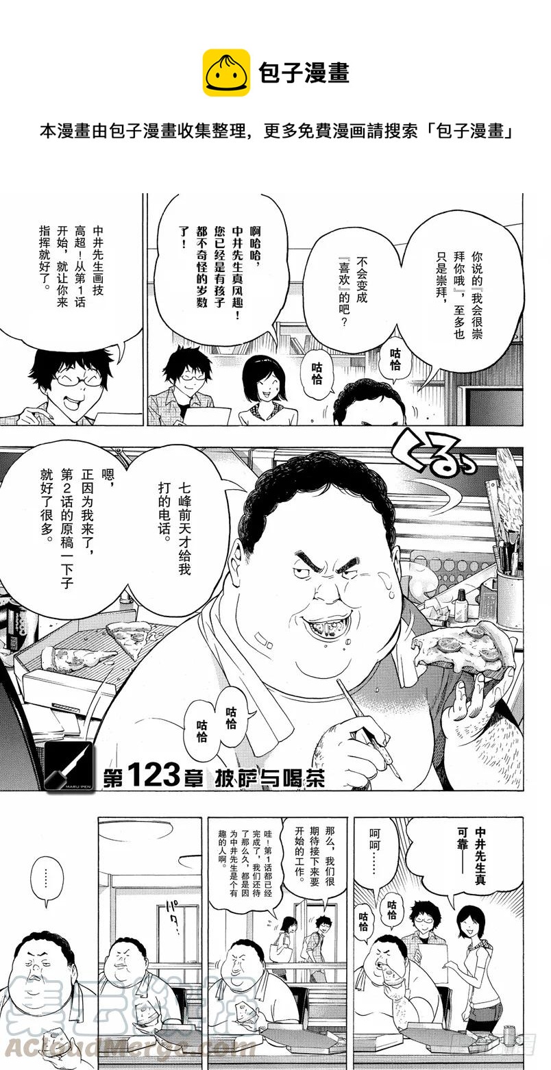爆漫王。 - 第123話 披薩與喝茶 - 1