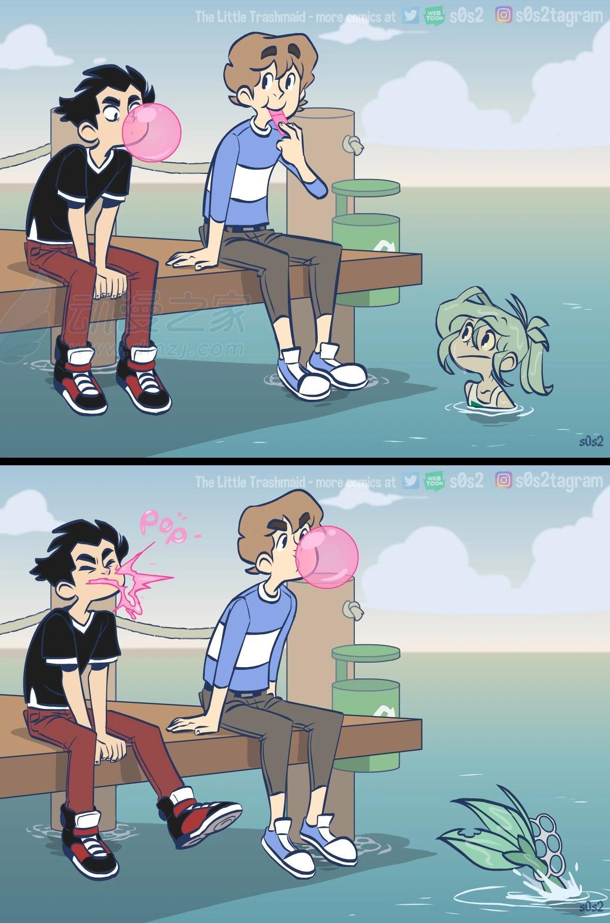被海洋垃圾污染後的小美人魚 - 第178話 - 1